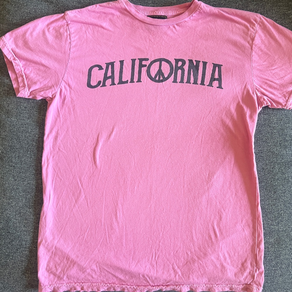 Retrobrand Los Angelos Pink T-shirt  CALIFORNIA Sz SMALL